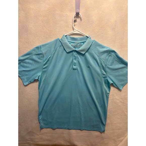 Ariattek Heat Series Mens Polo Shirt Light Blue Size L Breathable & Moisture-Wic - Picture 1 of 12